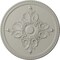 Ekena Millwork Milton Ceiling Medallion (Fits Canopies up to 7 7/8"), Hnd-Painted Pot of Cream, 40 5/8"OD x 1 3/4"P CM40MIPCF - alternate 1